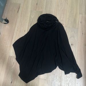 Lollipop star cowl neck poncho